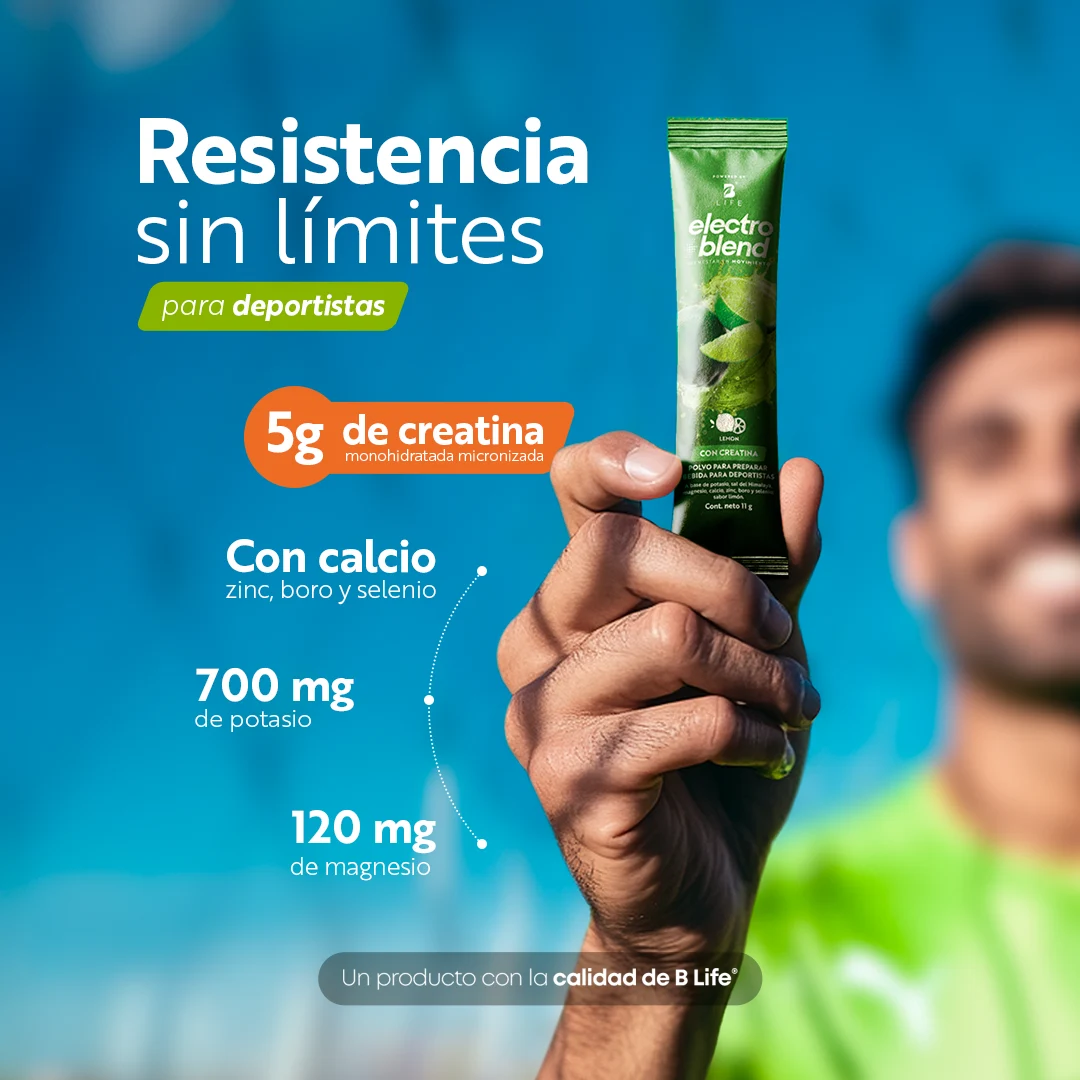 Electroblend + Creatina | Fórmula avanzada con 5 g de creatina por porción