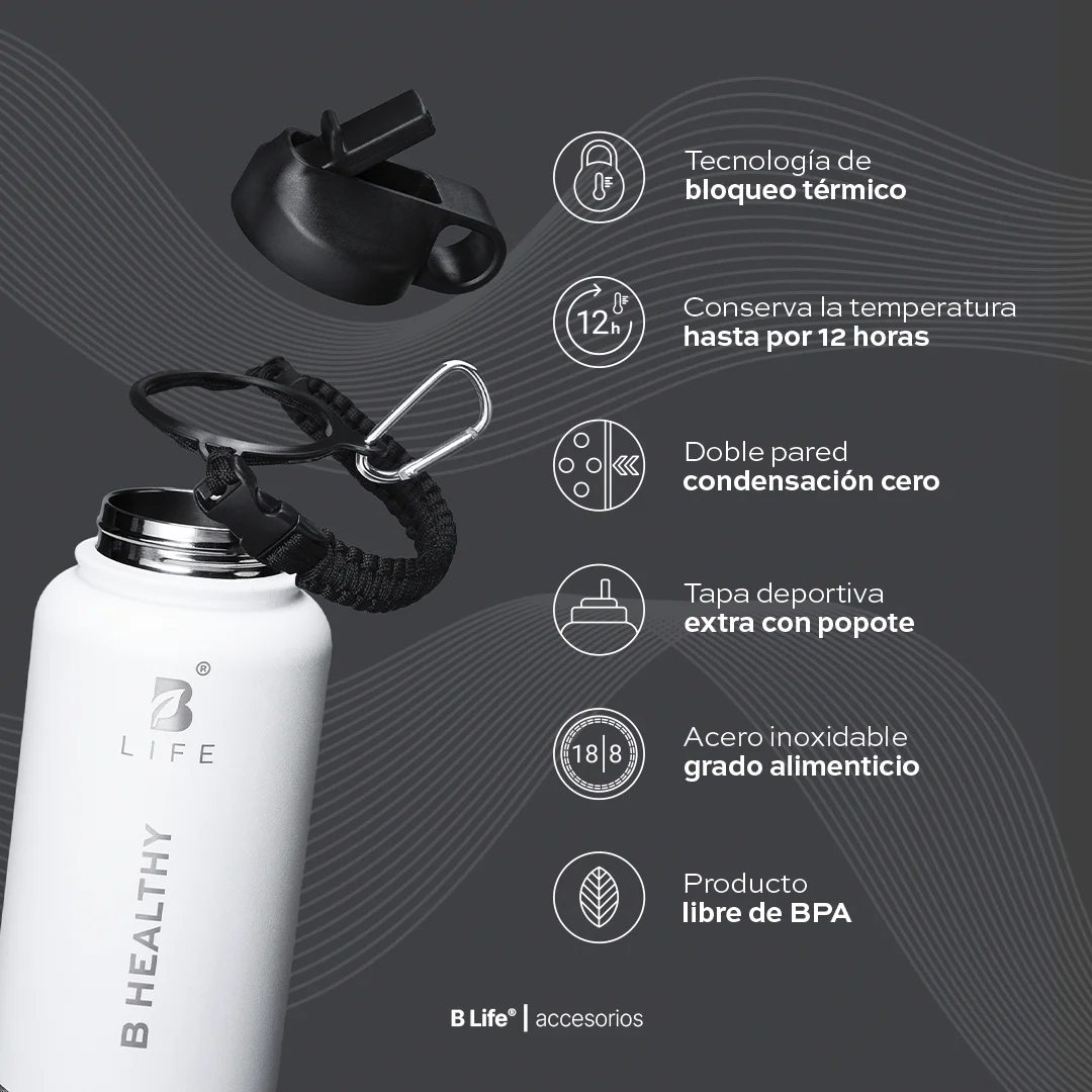 B Healthy Botella Térmica 1 o 2 L
