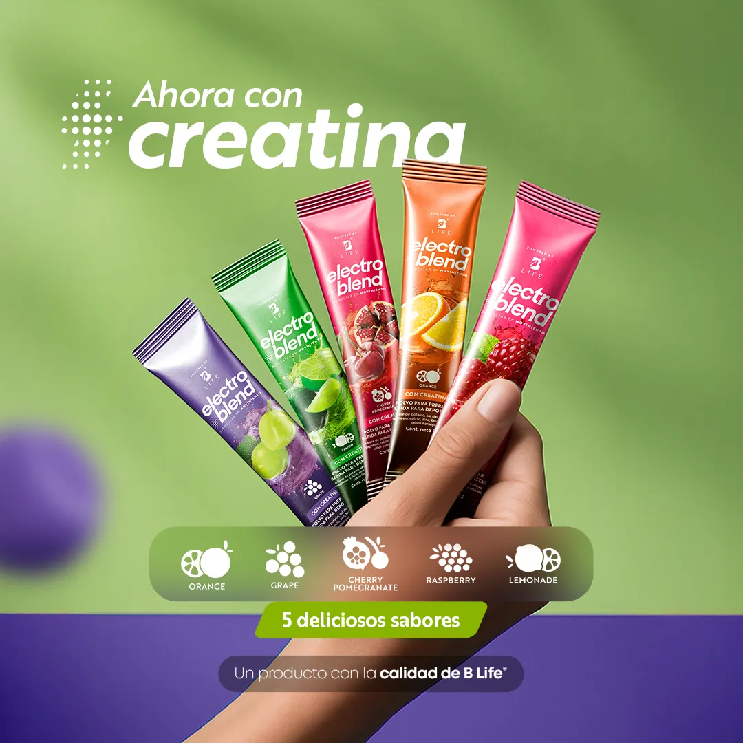 Electroblend + Creatina | Fórmula avanzada con 5 g de creatina por porción