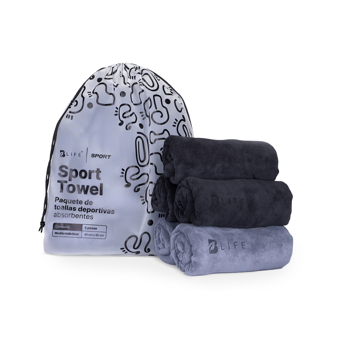 Kit Sport Towel | Kit de 5 Toallas Deportivas