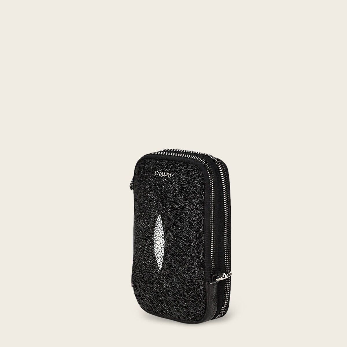 Porta celular en piel genuina de mantarraya para caballero