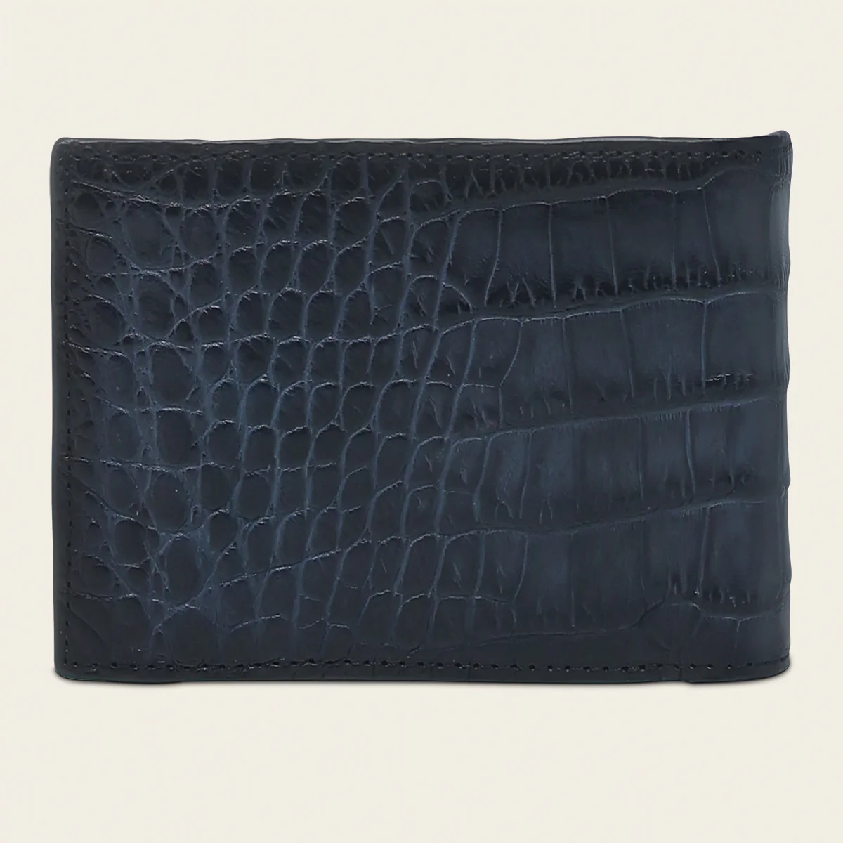 Cartera en piel genuina de alligator para caballero