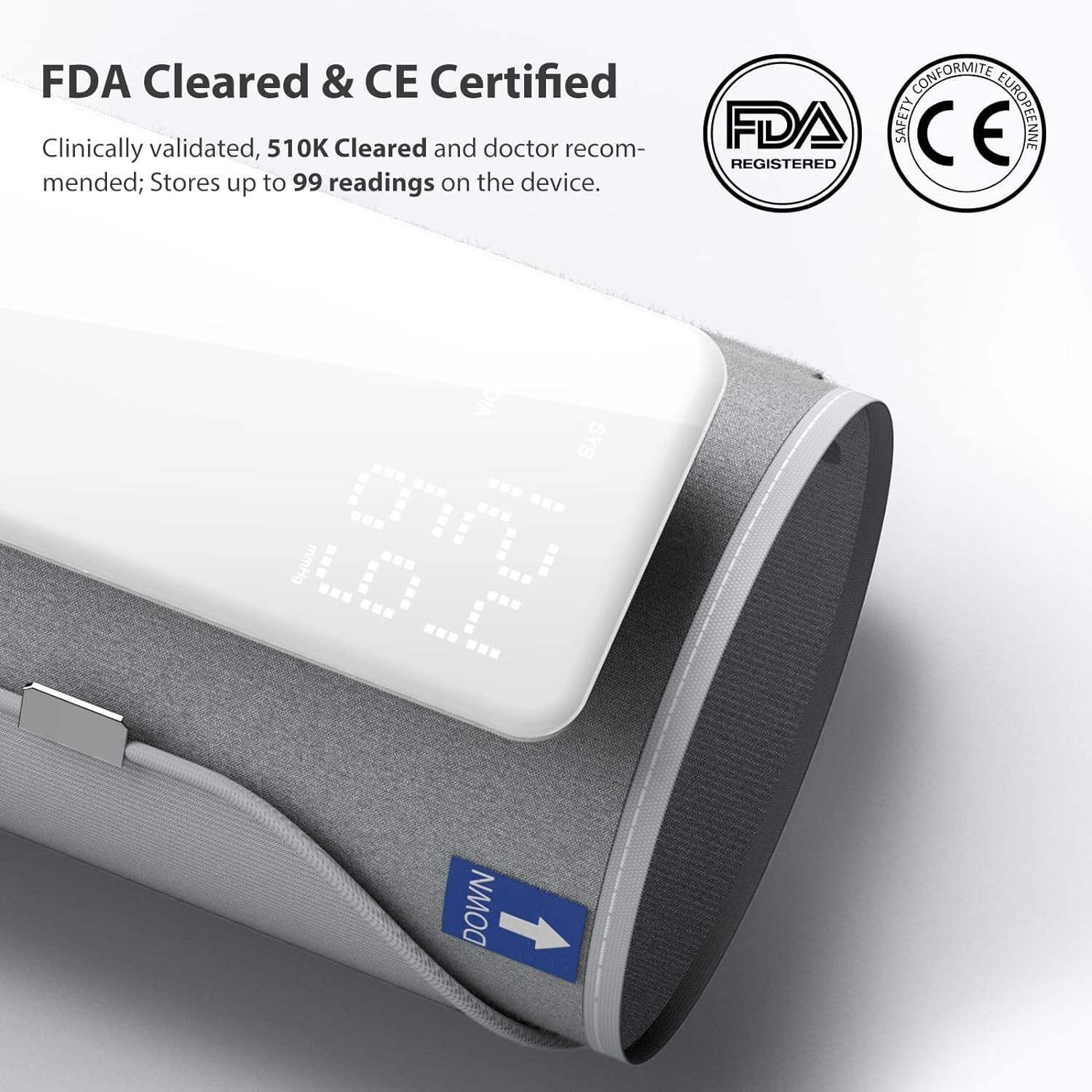 iHealth Neo Wireless Blood Pressure Monitor, Upper Arm Cuff, Bluetooth Blood Pressure Machine, Ultra-Thin & Portable, App-Enabled for iOS & Android