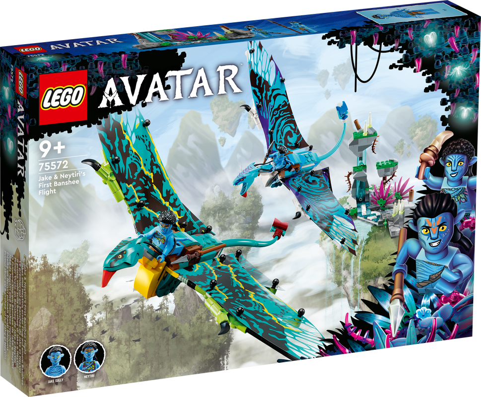 LEGO 75572 AVATAR JAKE & NEYTIRIS FIRST BANSHEE FLIGHT BUILDING TOY SET