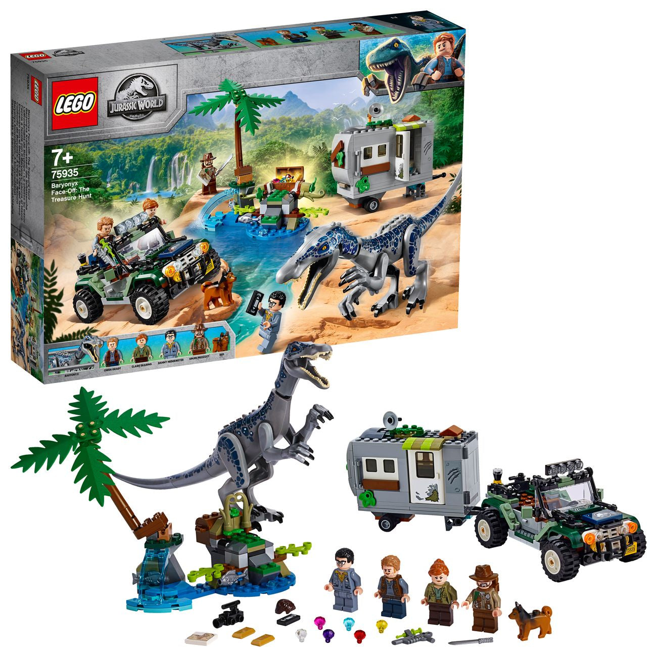 LEGO 75935 JURASSIC WORLD BARYONYX FACE OFF THE TREASURE HUNT