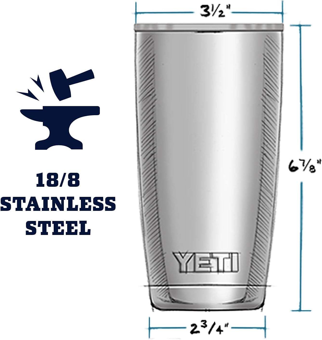 20 oz stainless steel vacuum insulated tumbler