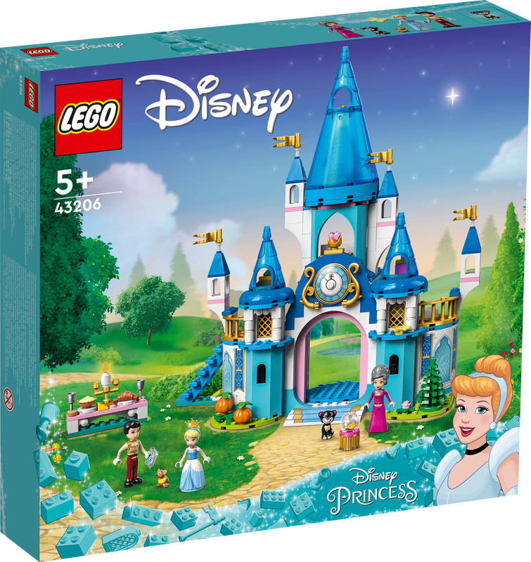 LEGO 43206 DISNEY CINDERELLA AND PRINCE CHARMING??S CASTLE BUILDING KIT