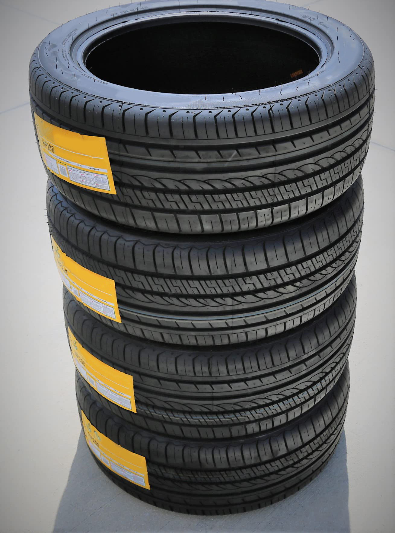 All-Season High Performance Radial Tires- 87W Load Range XL 4-Ply BSW Black Side Wall