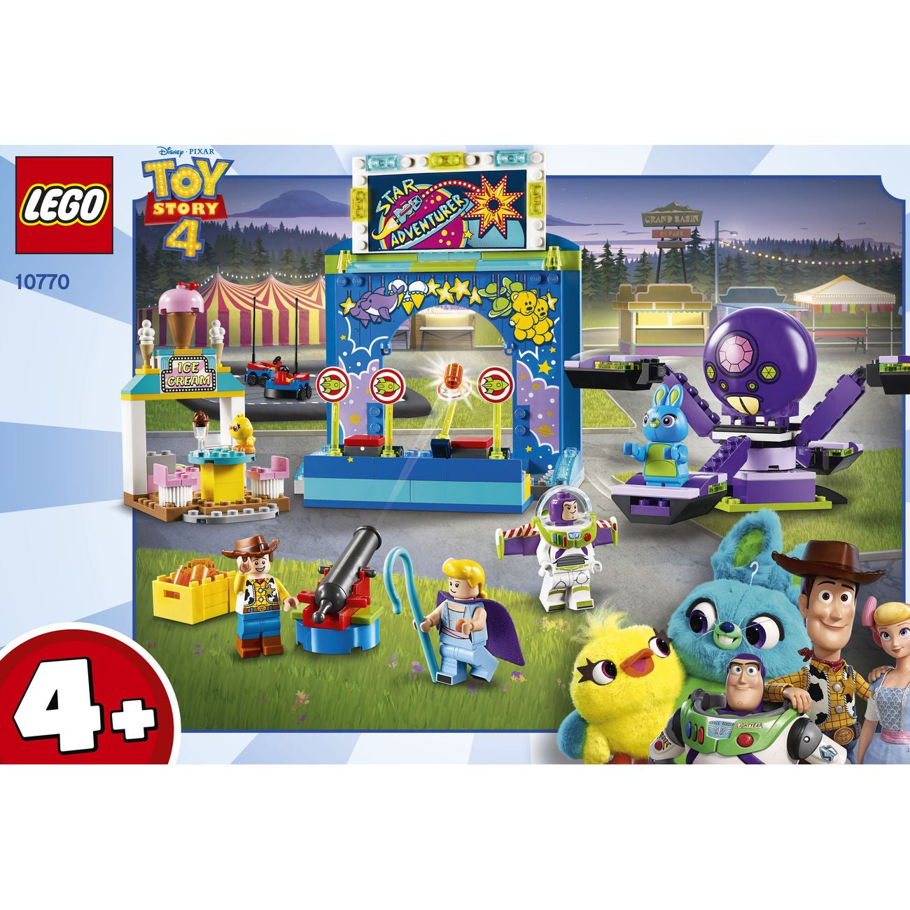 LEGO 10770 TOY STORY 4 BUZZ AND WOODYS CARNIVAL MANIA
