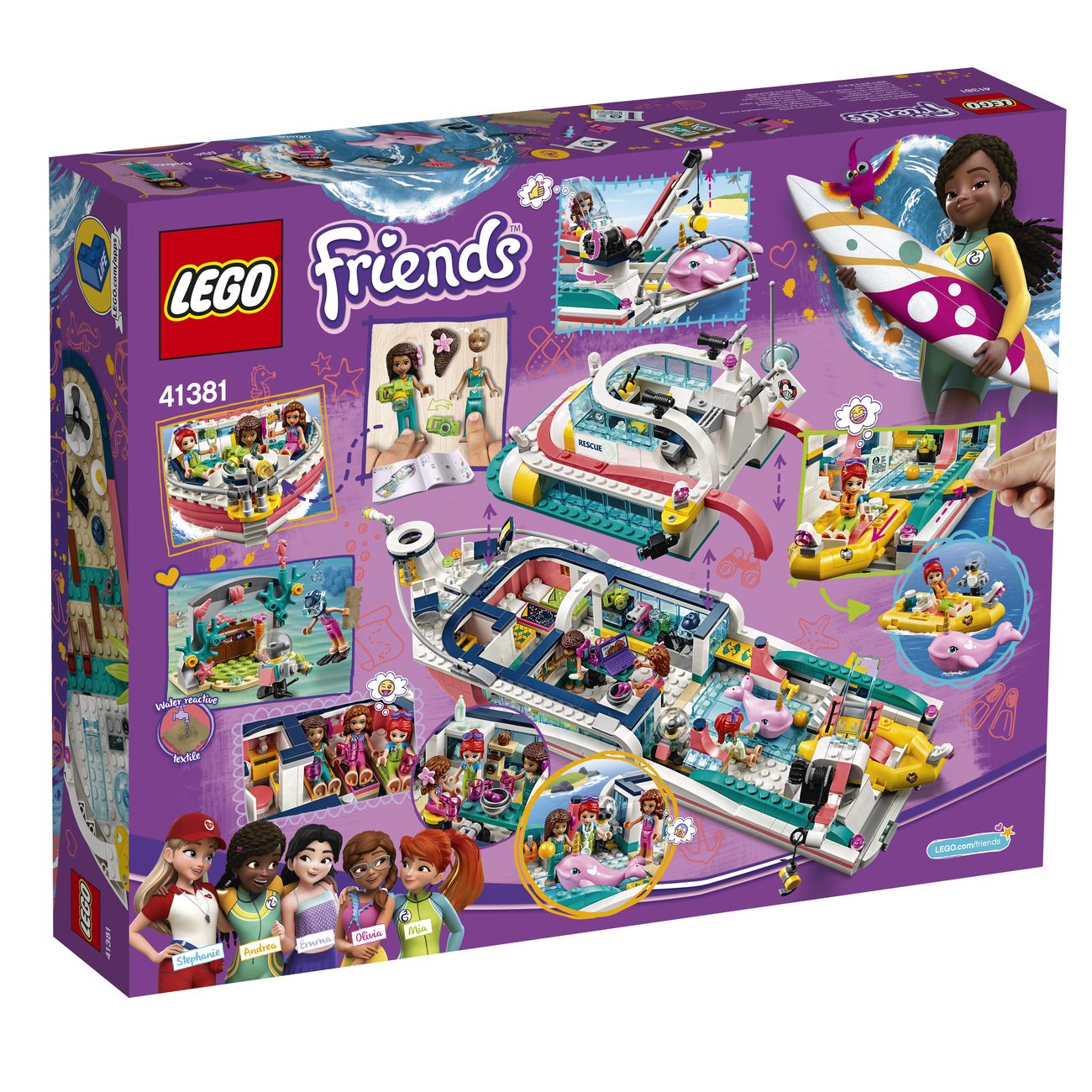 LEGO 41381 FRIENDS RESCUE BOAT MISSION