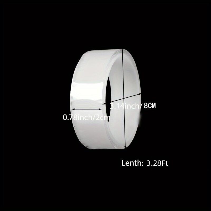 1pc Heavy Duty Double-Sided Tape - Reusable, Traceless, Strong & Sticky, Multipurpose Removable & Washable For Home, Office & Car!