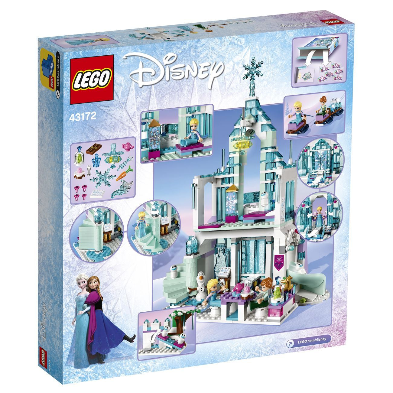 LEGO 43172 DISNEY ELSAS MAGICAL ICE PALACE