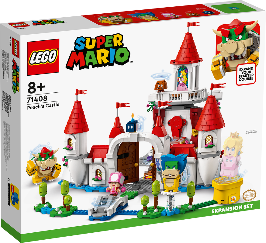 LEGO 71408 SUPER MARIO PEACH'S CASTLE EXPANSION SET