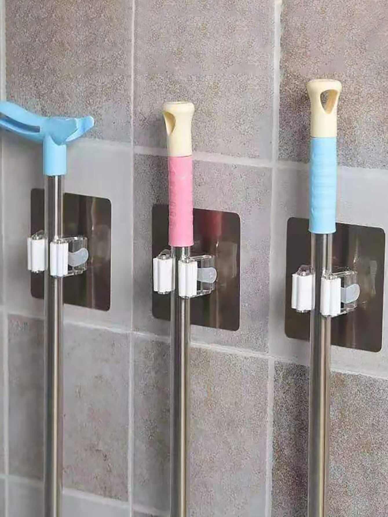 1pc Multifunction Random Color Mop Holder