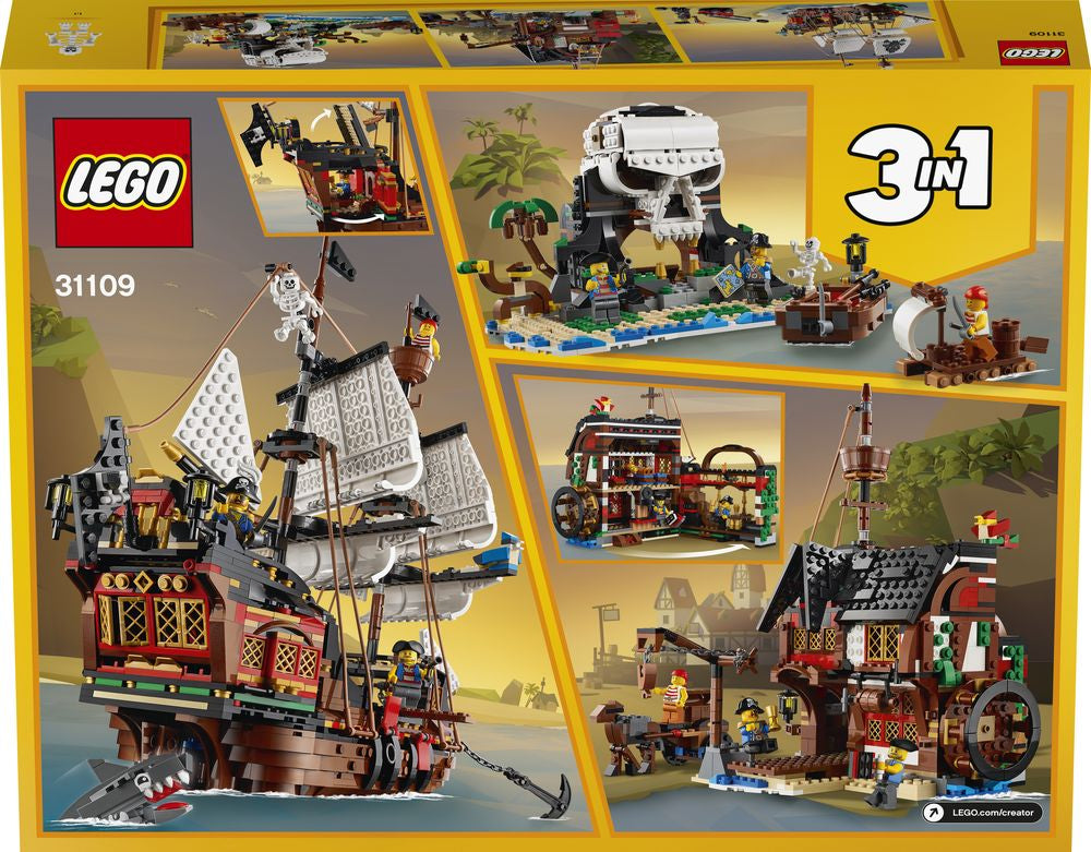 LEGO 31109 CREATOR PIRATE SHIP