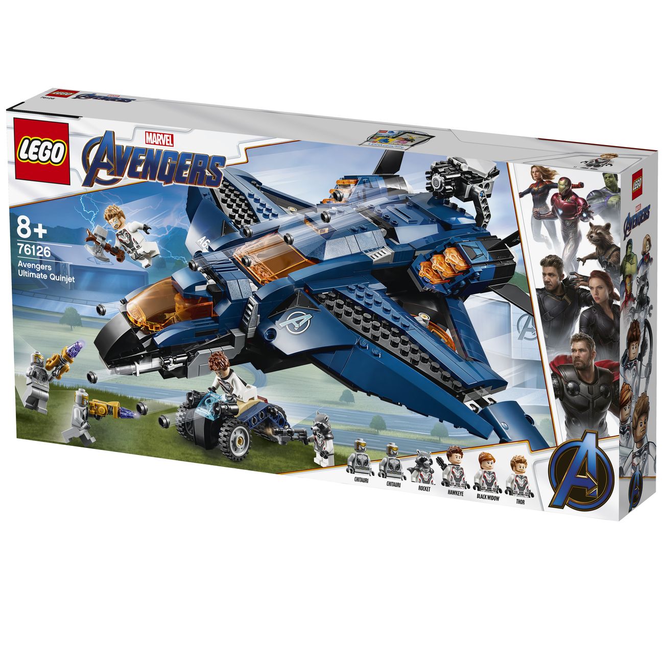 LEGO 76126 MARVEL SUPER HEROES AVENGERS ULTIMATE QUINJET