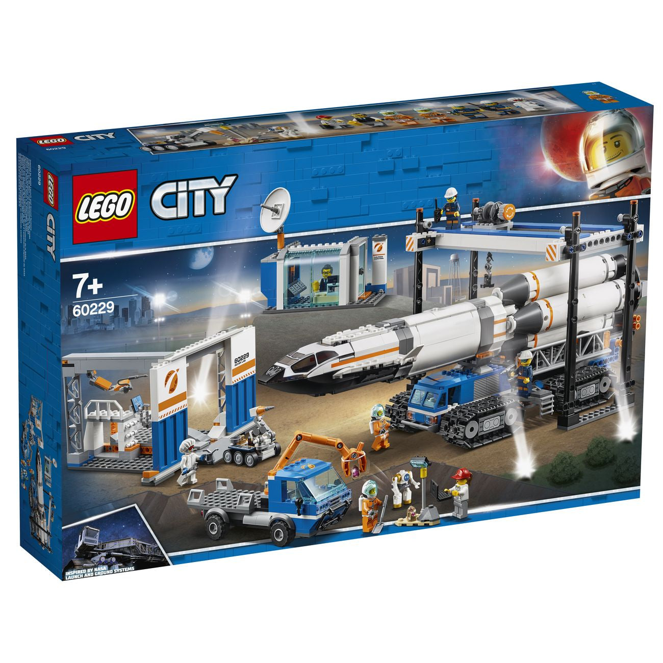 LEGO 60229 CITY ROCKET ASSEMBLY AND TRANSPORT