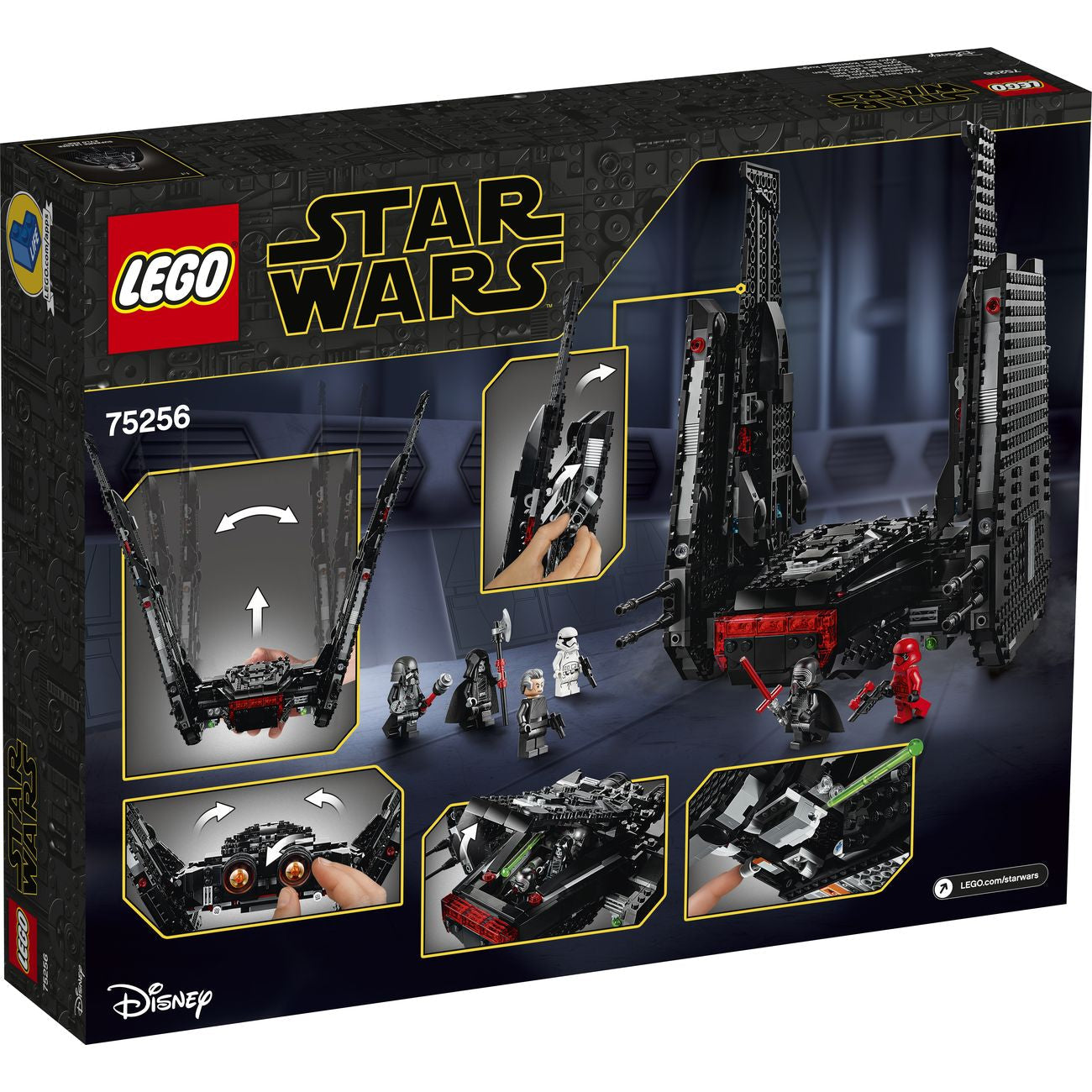LEGO 75256 STAR WARS KYLO RENS SHUTTLE