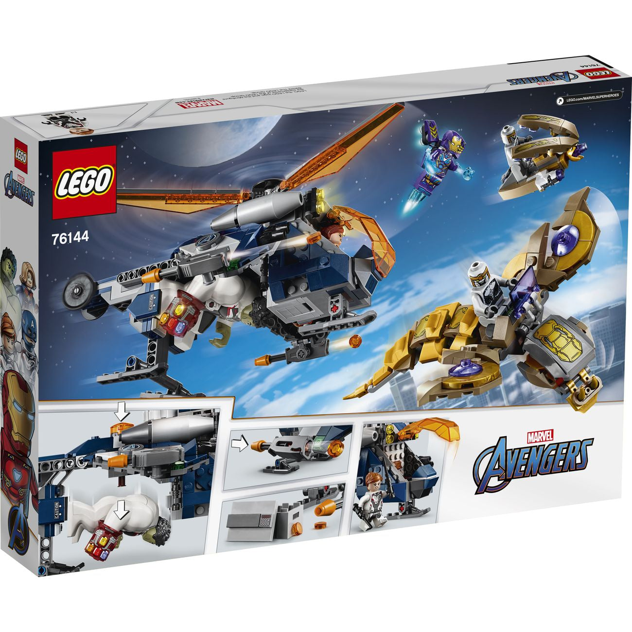LEGO 76144 MARVEL AVENGERS HULK HELICOPTER RESCUE