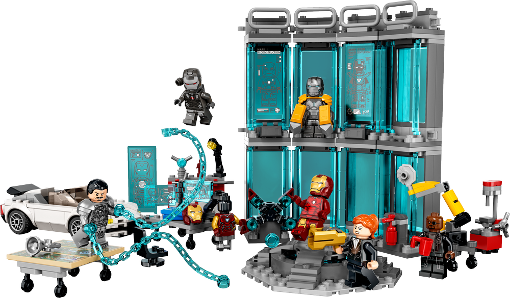LEGO 76216 SUPER HEROES MARVEL IRON MAN ARMORY