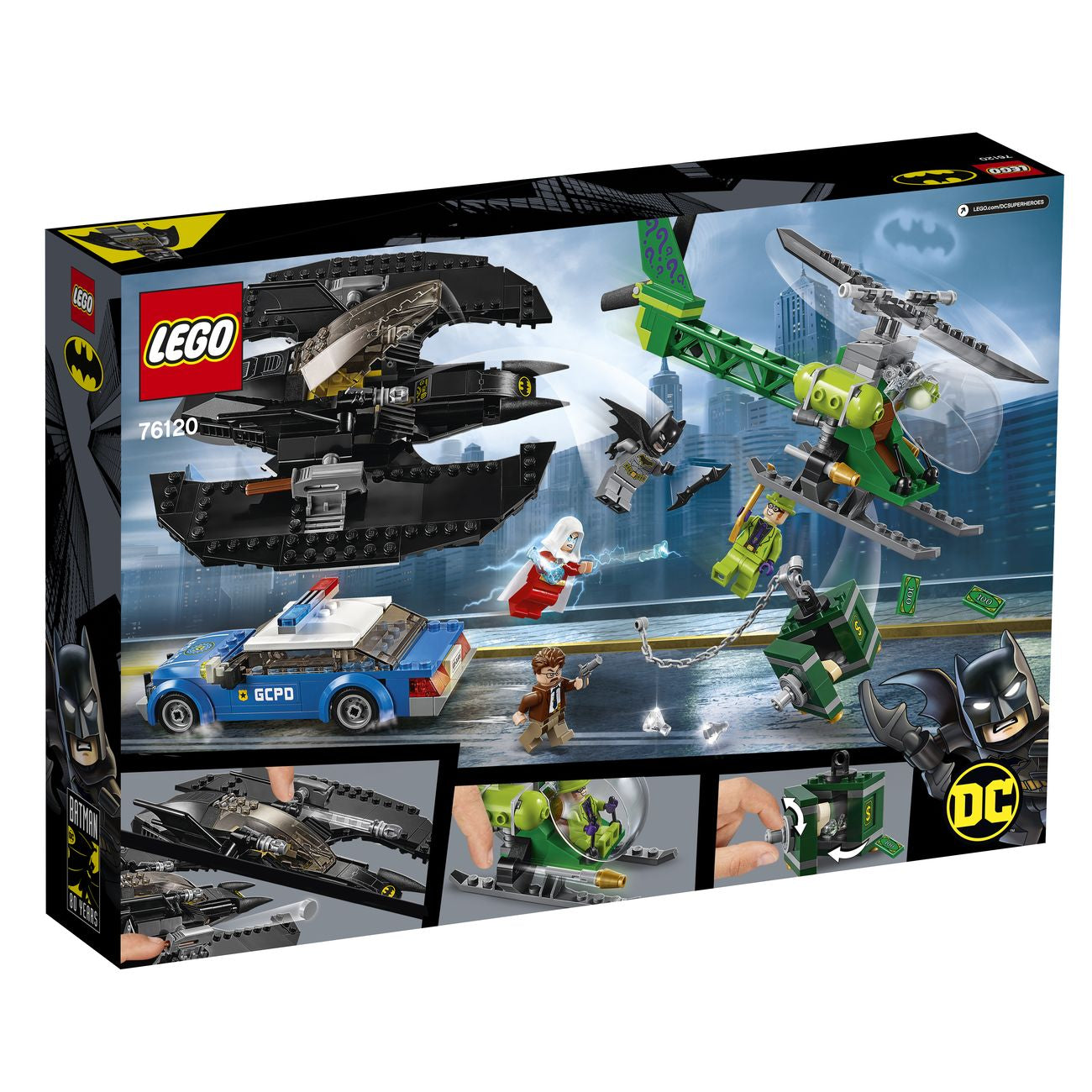 LEGO 76120 DC SUPER HEROES BATMAN BATWING AND THE RIDDLER HEIST