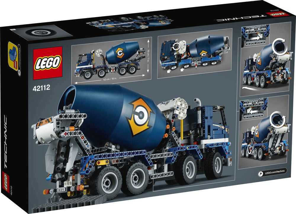 LEGO 42112 TECHNIC CONCRETE MIXER TRUCK