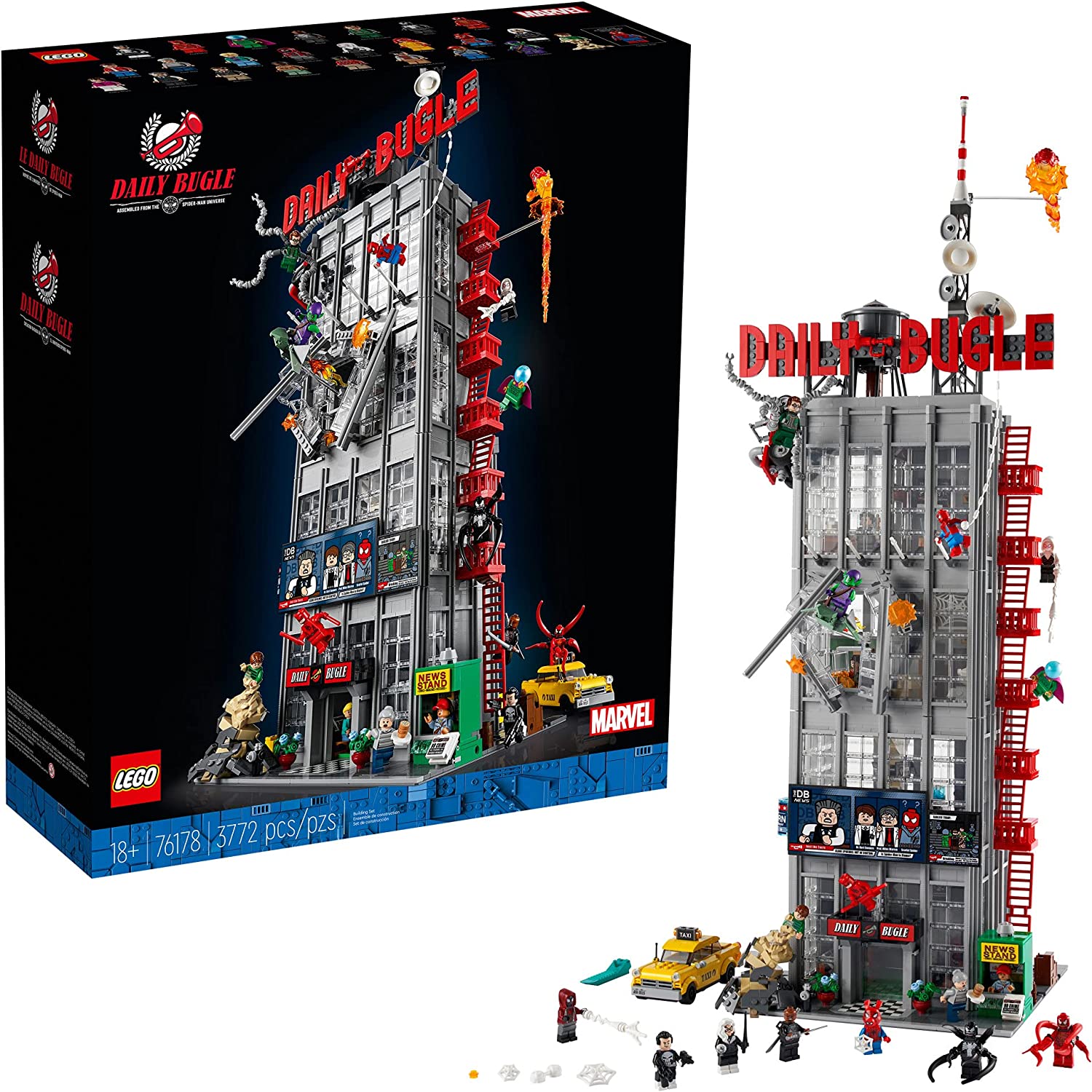 LEGO Marvel Super Heroes Daily Bugle 76178 Building Set for Adults (3772 Pieces)