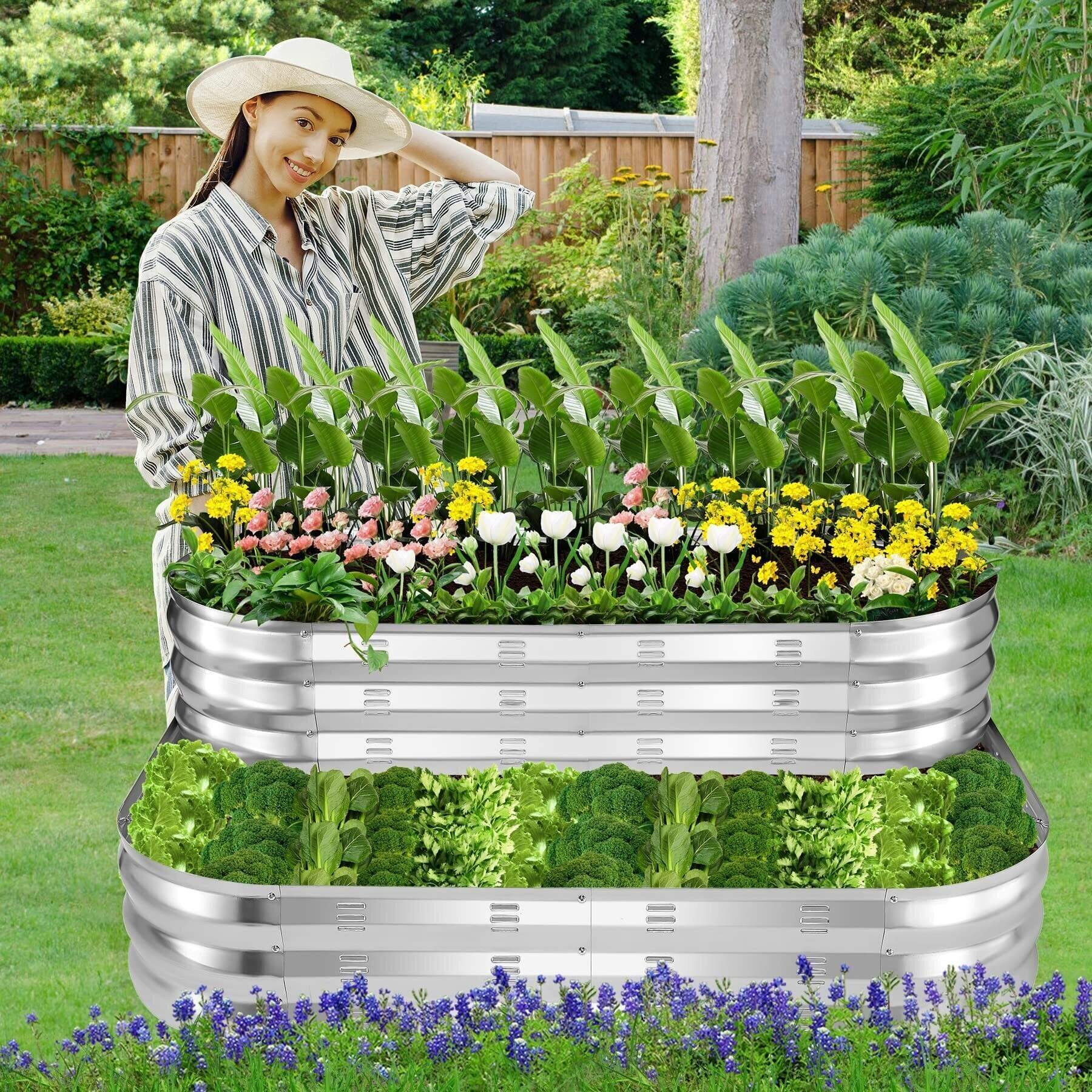 2-Tier Raised Garden Beds Kit