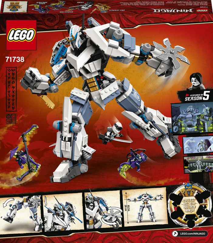 LEGO 71738 NINJAGO ZANES TITAN MECH BATTLE