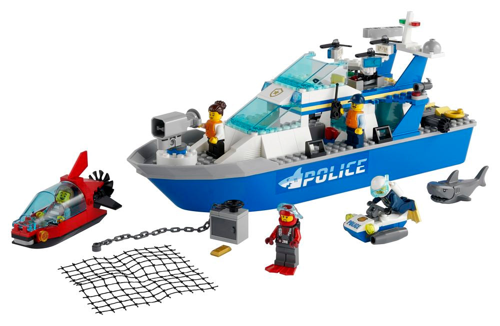 LEGO 60277 CITY POLICE PATROL BOAT