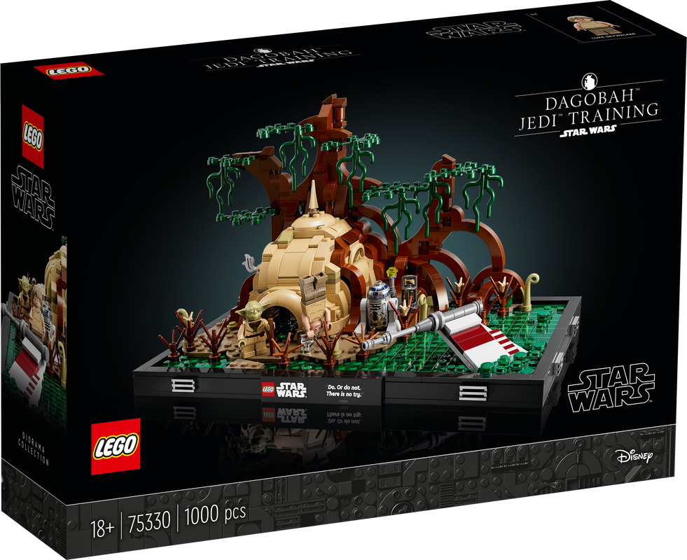 LEGO STAR WARS DAGOBAH JEDI TRAINING DIORAMA 75330 BUILDING KIT