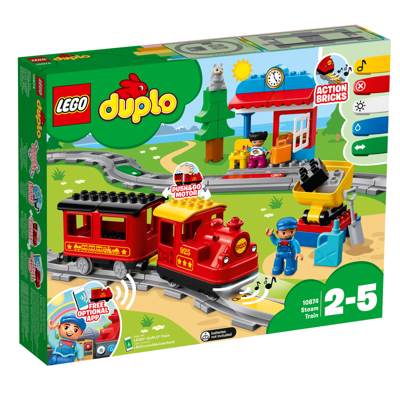 LEGO DUPLO STEAM TRAIN 10874 BUILDING BLOCKS