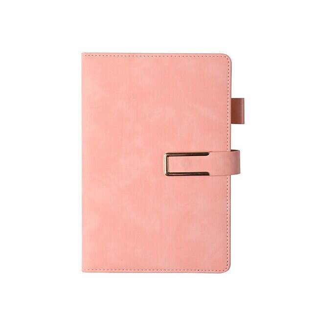 360 Pages Business Notebook Magnetic Buckle Book Retro PU Buckle Journal Diary Book Portable A5 Notepad