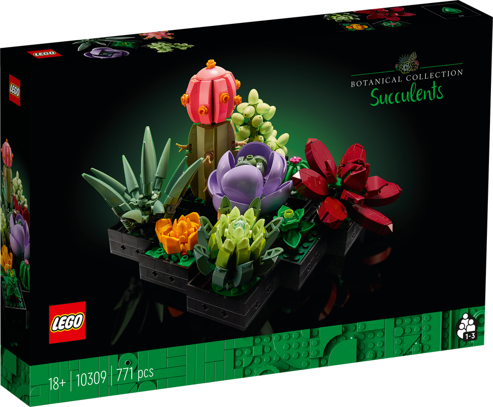 LEGO SUCCULENTS 10309 PLANT DECOR BUILDING KIT
