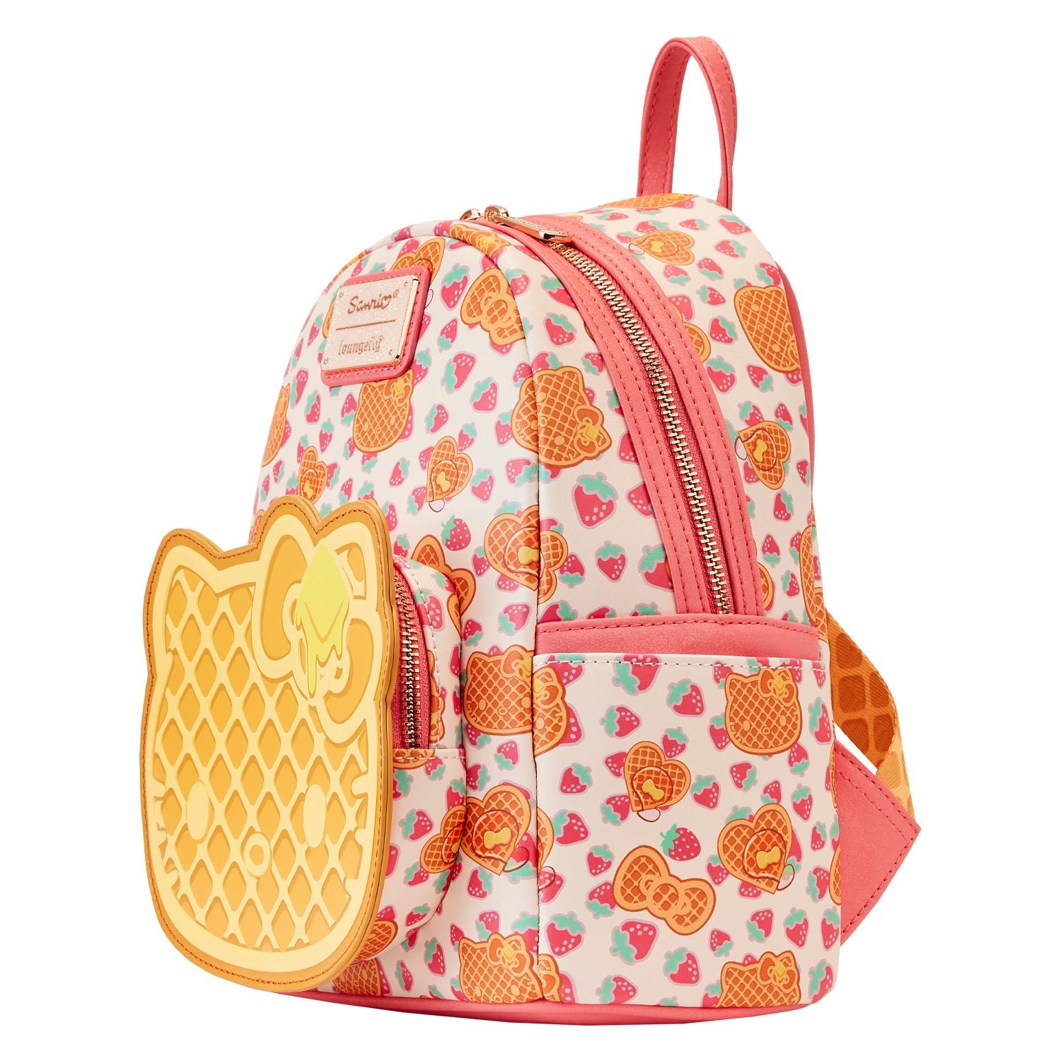 Sanrio Hello Kitty Breakfast Waffle Loungefly Mini Backpack