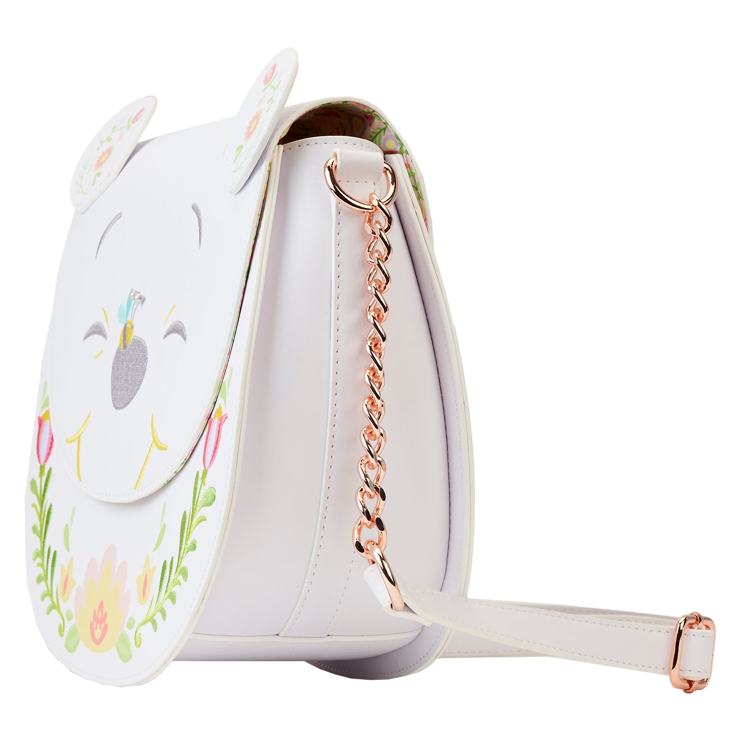 Loungefly Disney Winnie the Pooh Cosplay Folk Floral Crossbody Bag