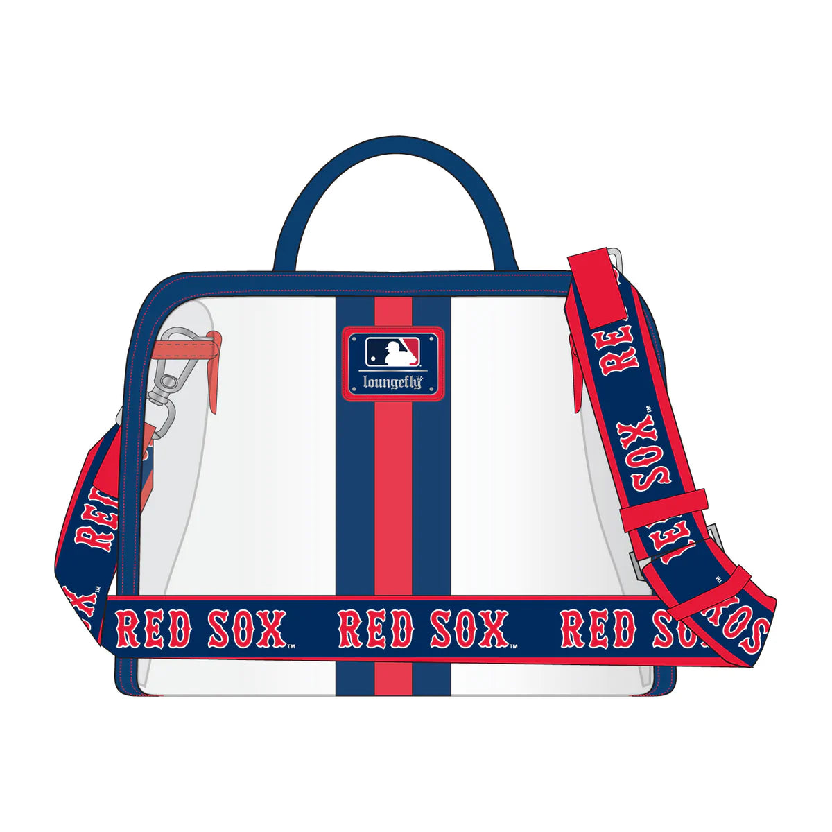 LF MLB BOSTON RED SOX STADIUM CROSS BODY BAG WITH POUCH