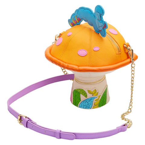 Stitch Shoppe Alice in Wonderland Caterpillar Mushroom Crossbody Bag