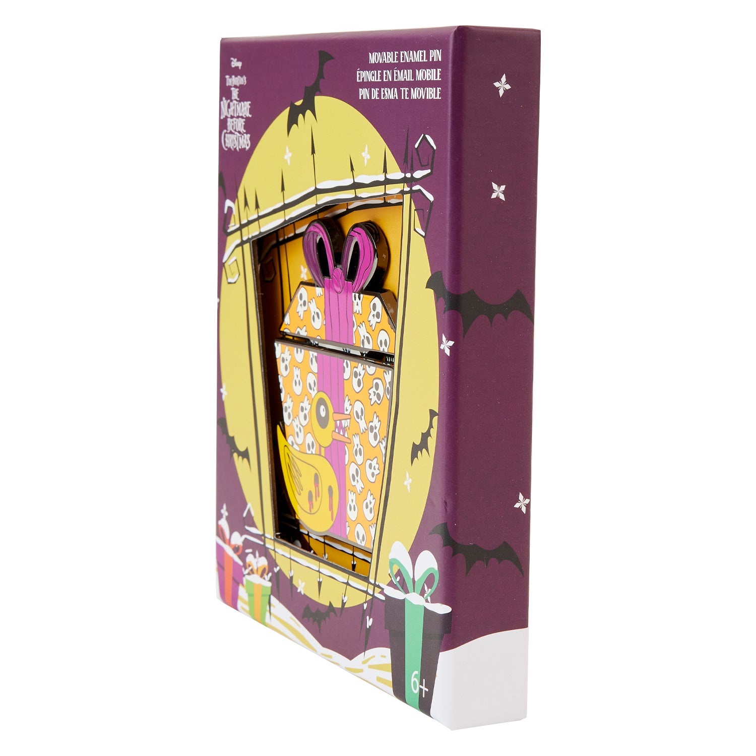 Loungefly Disney Nightmare Before Christmas Scary Teddy Present 3 Inch Pin