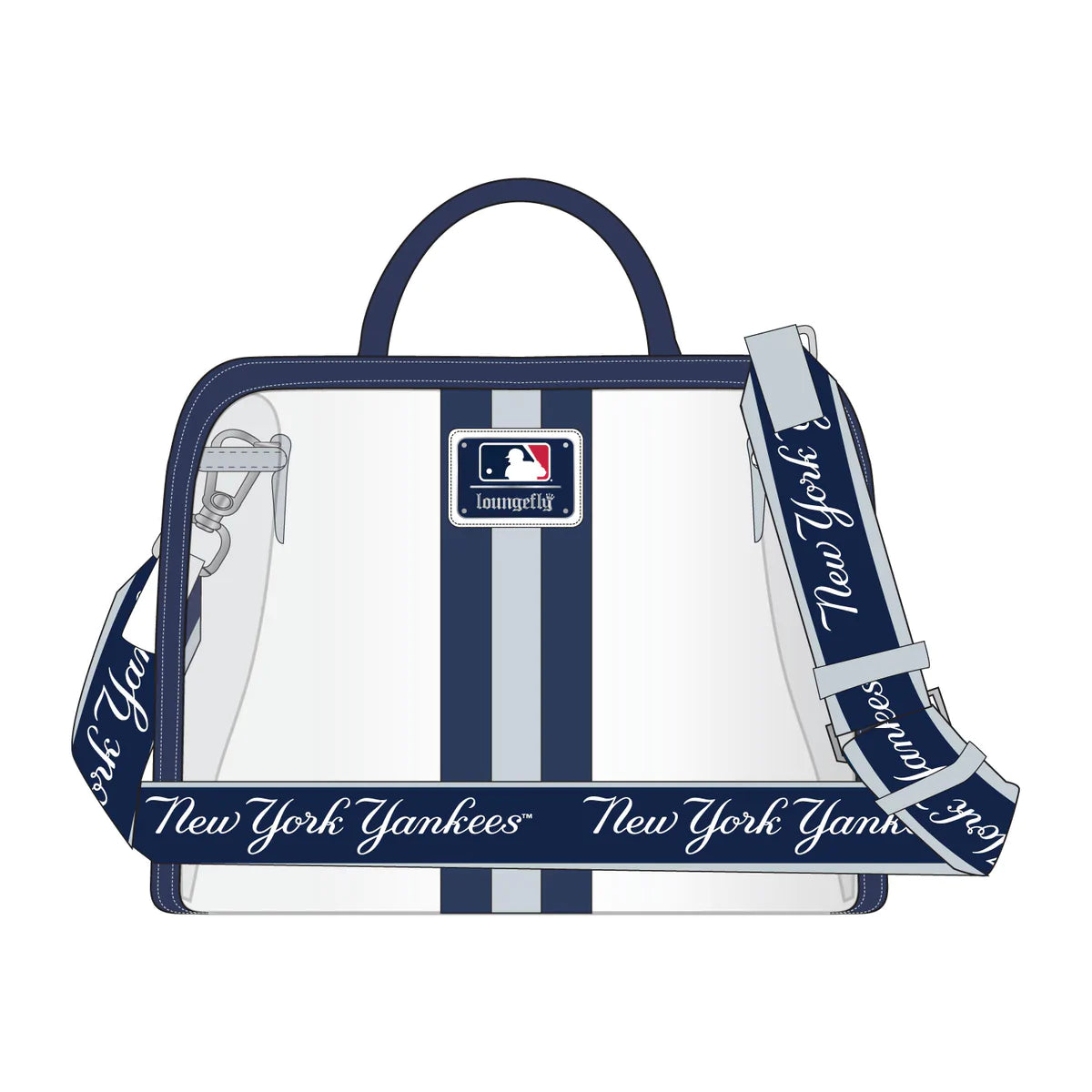 LF MLB YANKEES STADIUM CROSS BODY BAG WITH POUCH