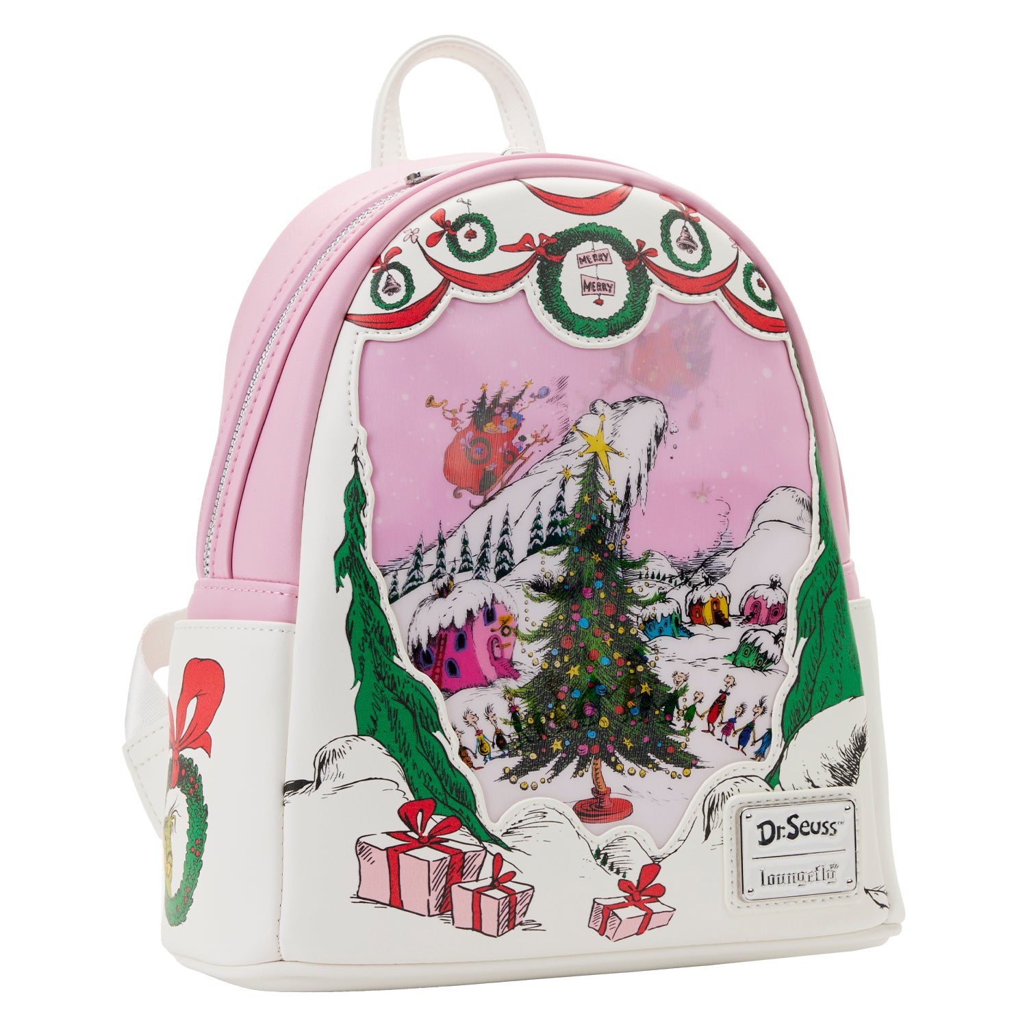 Dr. Seuss Grinch Lenticular Scene Loungefly Mini Backpack