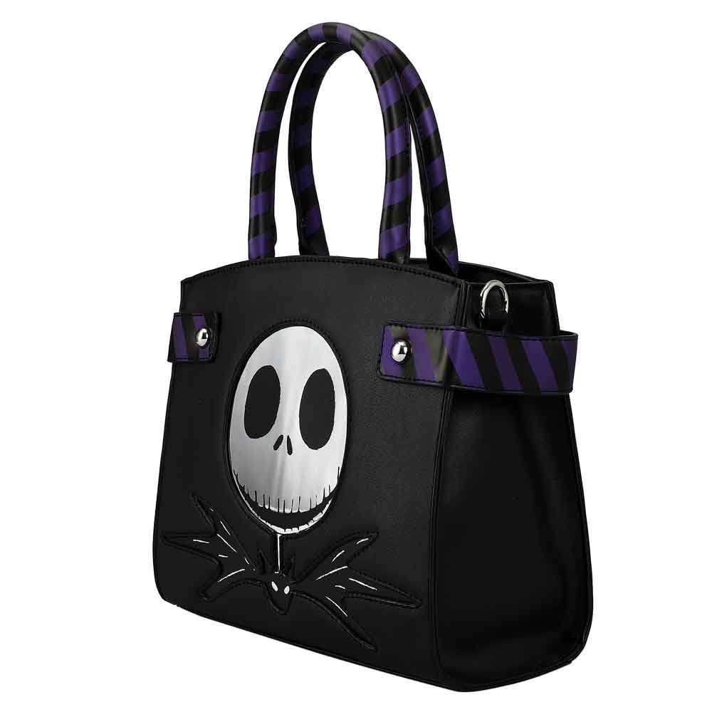 The Nightmare Before Christmas Metallic Print Handbag