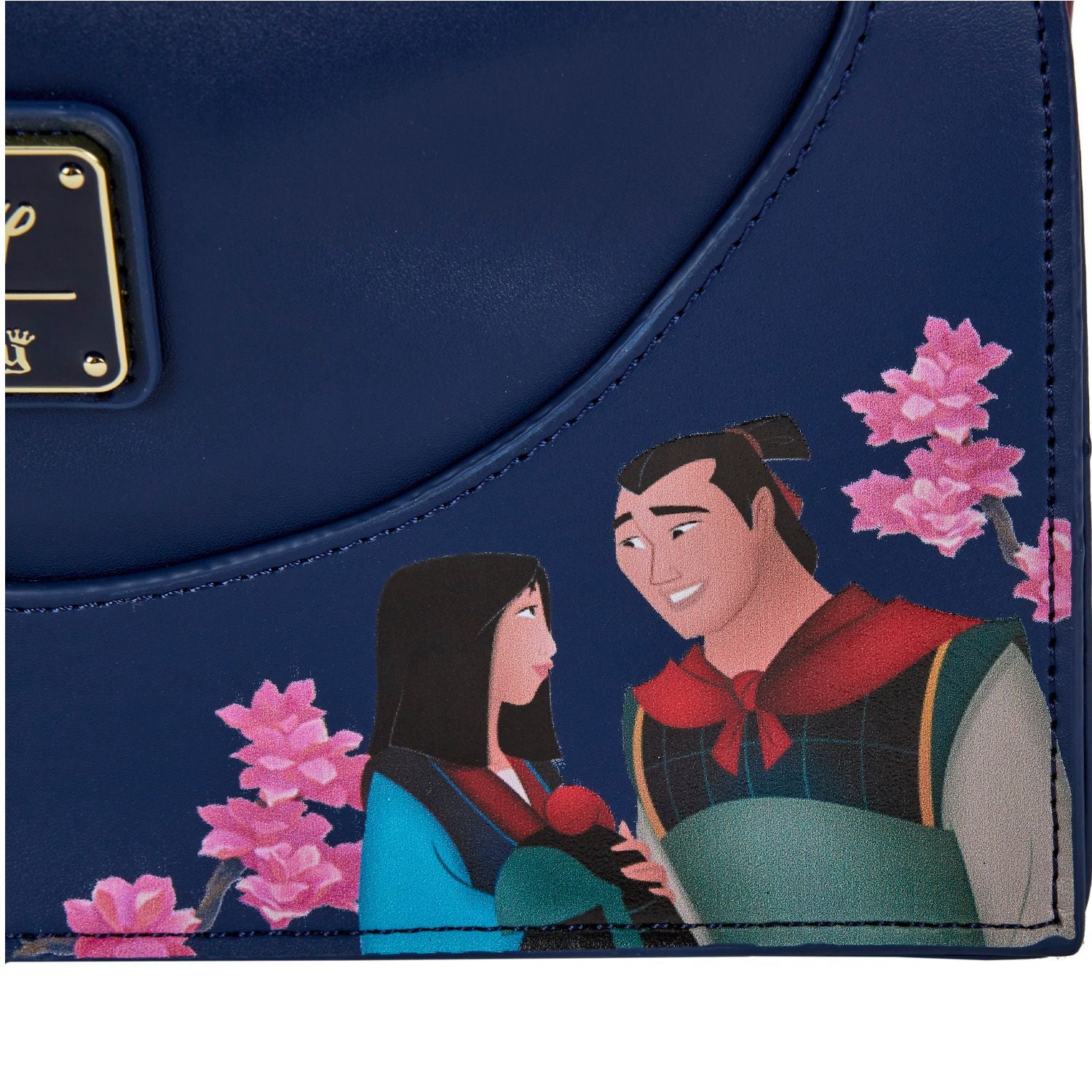 LF DISNEY MULAN CASTLE CINCH SACK CROSS BODY BAG