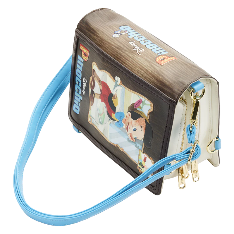 LF DISNEY CLASSIC BOOKS PINOCCHIO CONVERTIBLE CROSS BODY BAG