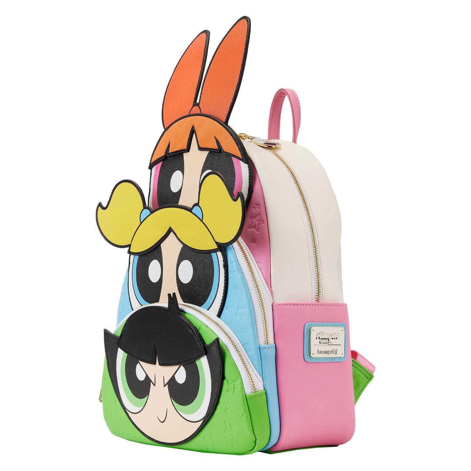 PowerPuff Girls Loungefly Triple Pocket Mini Backpack