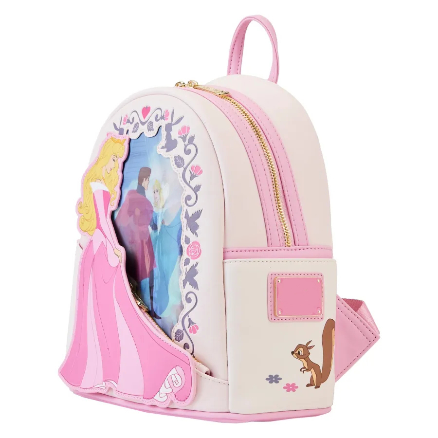 Sleeping Beauty Princess Lenticular Loungefly Mini Backpack.