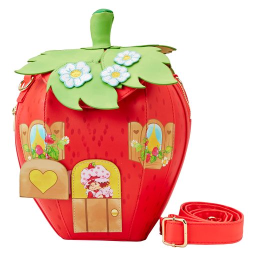 LF STRAWBERRY SHORTCAKE STRAWBERRY HOUSE FIGURAL CROSS BODY