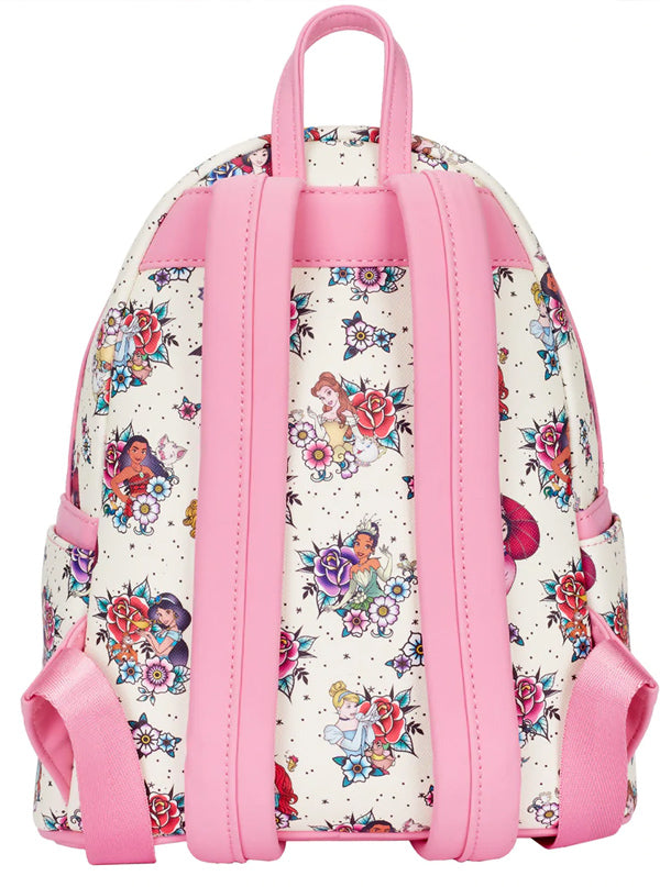 Disney Princess Floral Tattoo Mini Backpack