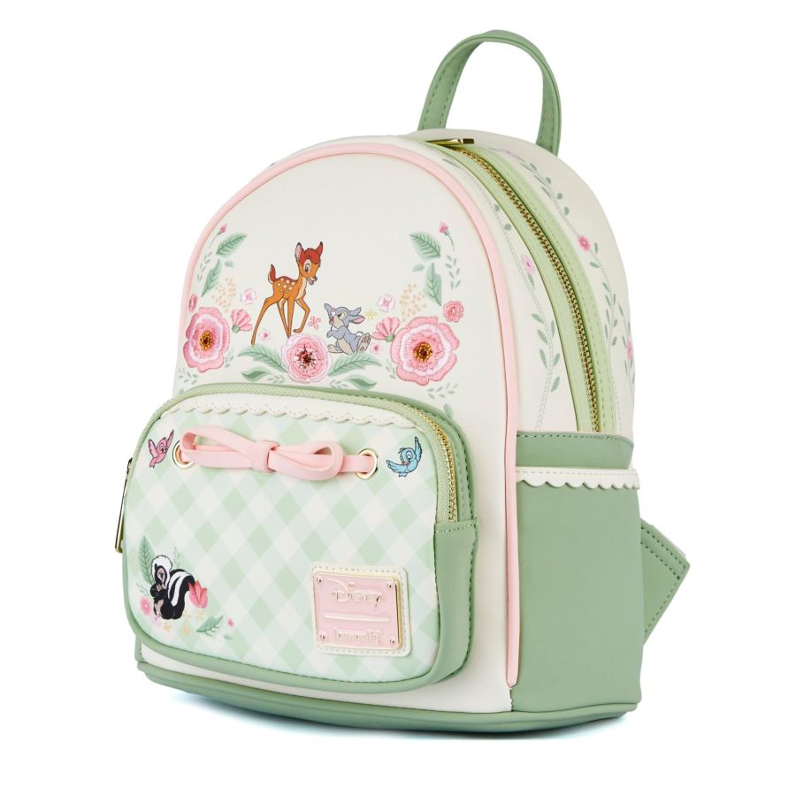 Loungefly Bambi Spring Time Gingham Mini Backpack