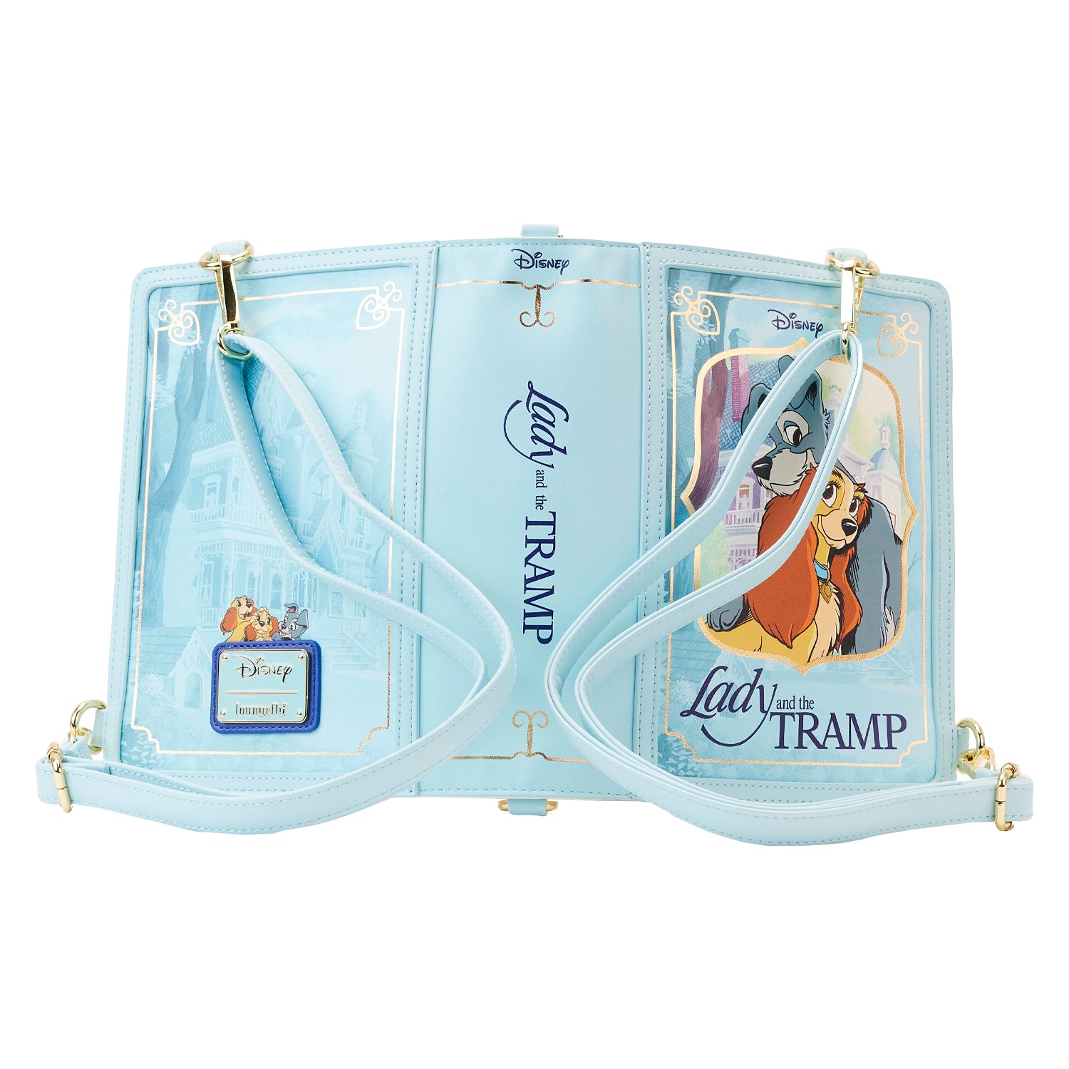 Lady and the Tramp Book Convertible Crossbody Bag